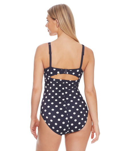 Anya Riva Spot Underwire Balcony One-Piece Swimsuit
