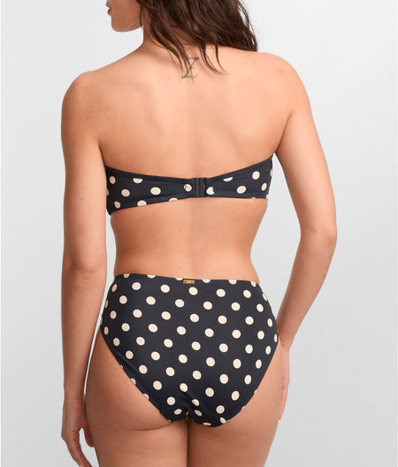 Anya Riva Spot Ruched Classic Bikini Bottom