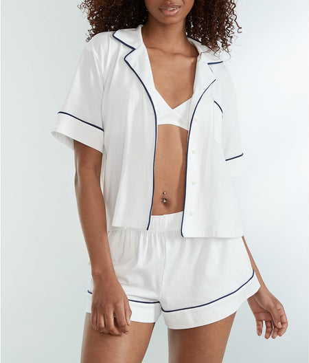 The Audrey Knit Pajama Short Set