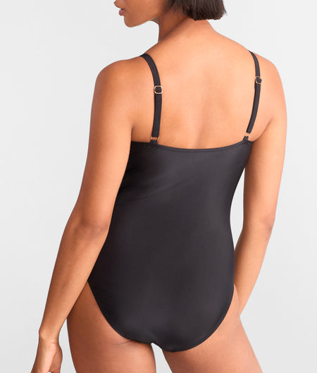 Mykonos Cowl Neck Control Underwire One-Piece Swimsuit