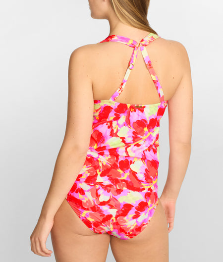 Elsie Underwire Wrap Tankini Top