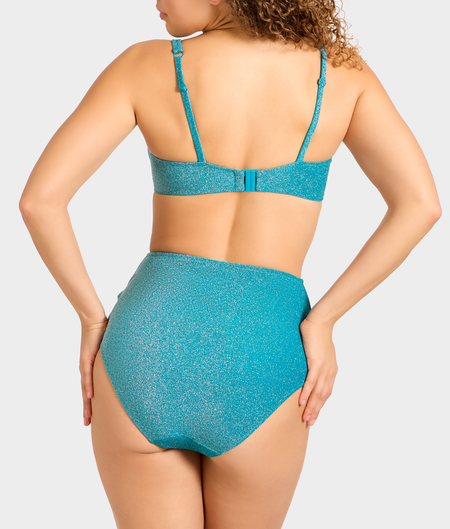 Sparkle High-Waist Bikini Bottom